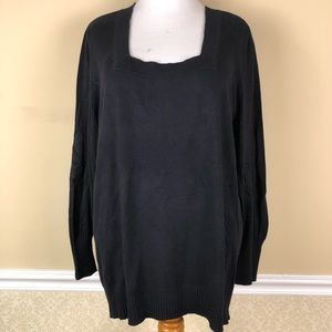 LANE BRYANT Black Pullover Sweater Size 26/28